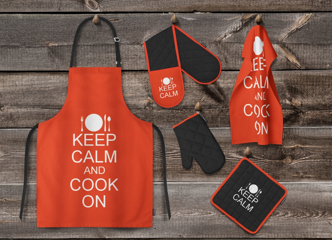 围裙隔热手套厨房用品样机