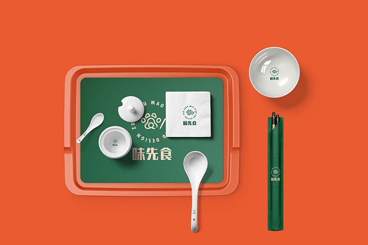 快餐托盘筷子纸巾勺子