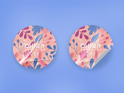 贴纸文创LOGO样机