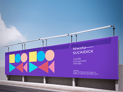 户外公交站台广告海报样机