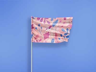 旗子办公文创样机