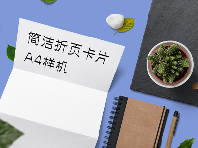 折页宣传页样机三折页样机