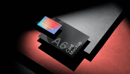 高质量商务名片样机-锚点创意分享