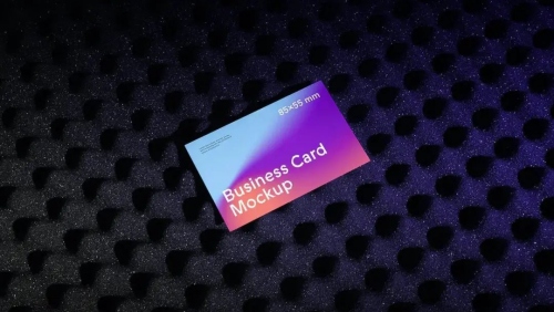 高质量商务名片样机-锚点创意分享