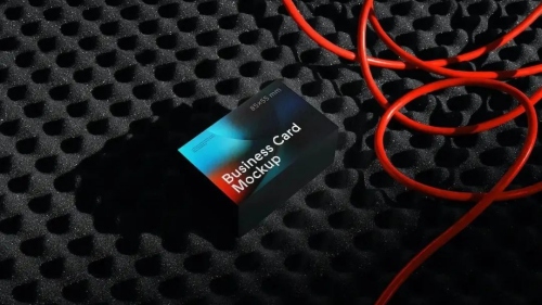 高质量商务名片样机-锚点创意分享