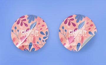 贴纸文创LOGO样机