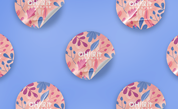 贴纸文创LOGO样机