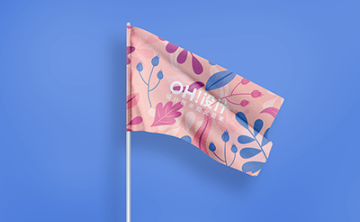 旗子办公文创样机