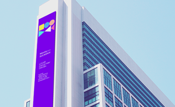 户外广告海报样机