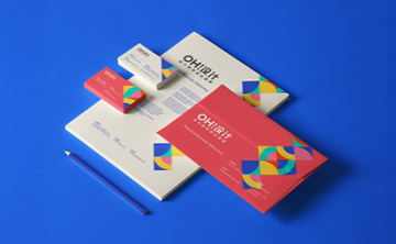 宣传页名片信纸信封品牌办公样机