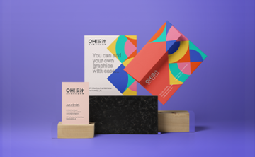 宣传页名片信纸信封品牌办公样机