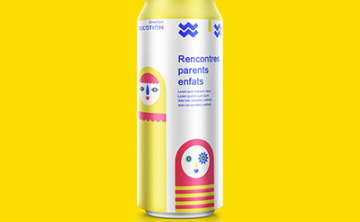 易拉罐瓶子样机