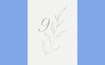 优雅手绘花卉图案高档浪漫婚礼主题邀请函贺卡