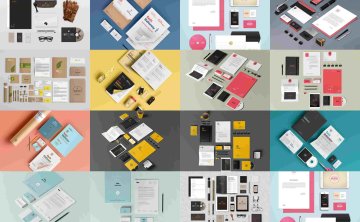 15套VI展示样机品牌设计logo展示