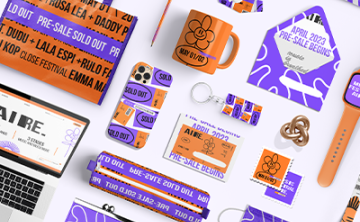 整套61个橙色紫色文创样机毕业设计毕设高端文创样机全套文创样机汽车帆布袋海报样机挂钟磁带酒瓶扇子围裙