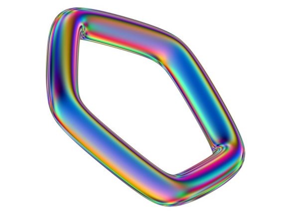 超高清免扣PNG素材镭射元素镭射免扣素材锚点创意分享镭射立体元素酸性素材