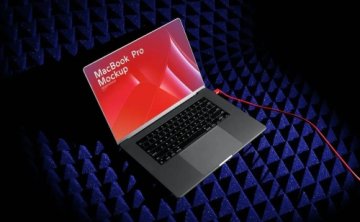 笔记本样机电脑样机-锚点创意分享