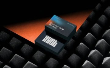 高质量商务名片样机-锚点创意分享