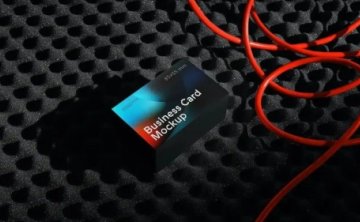 高质量商务名片样机-锚点创意分享