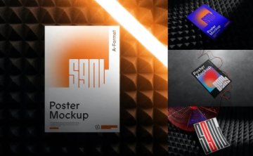 高质量传单海报样机-锚点创意分享