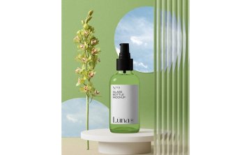 化妆品场景护肤品场景美妆场景美妆样机化妆品样机护肤品样机玻璃瓶样机