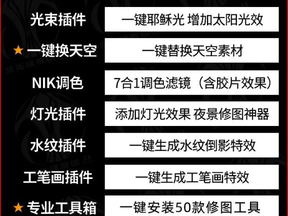 PS全套插件100多款一键安装锚点创意分享PS插件