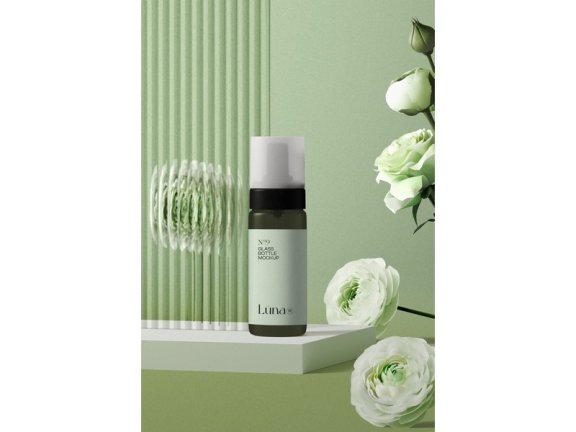 化妆品场景护肤品场景美妆场景美妆样机化妆品样机护肤品样机玻璃瓶样机