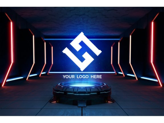 炫酷科技场景科技背景3D科技场景3D科技背景立体科技背景立体科技素材科技元素