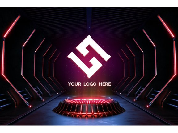 炫酷科技场景科技背景3D科技场景3D科技背景立体科技背景立体科技素材科技元素