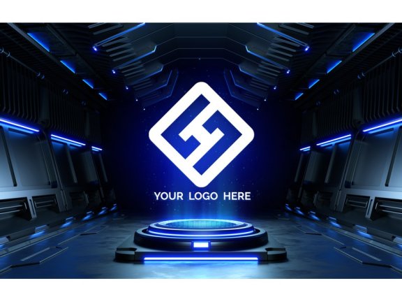 炫酷科技场景科技背景3D科技场景3D科技背景立体科技背景立体科技素材科技元素