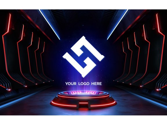 炫酷科技场景科技背景3D科技场景3D科技背景立体科技背景立体科技素材科技元素