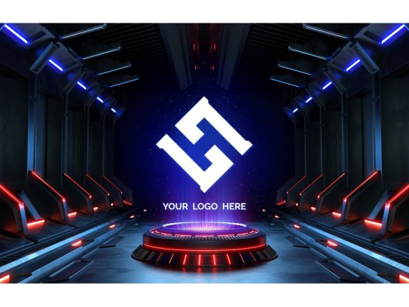 炫酷科技场景科技背景3D科技场景3D科技背景立体科技背景立体科技素材科技元素