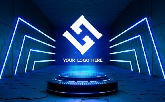 炫酷科技场景科技背景3D科技场景3D科技背景立体科技背景立体科技素材科技元素