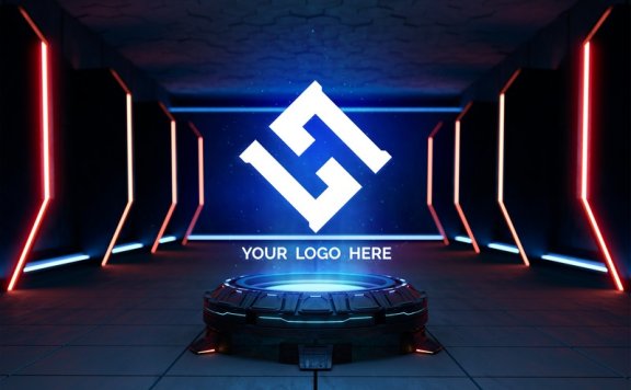 炫酷科技场景科技背景3D科技场景3D科技背景立体科技背景立体科技素材科技元素