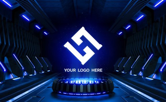 炫酷科技场景科技背景3D科技场景3D科技背景立体科技背景立体科技素材科技元素