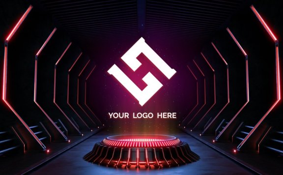 炫酷科技场景科技背景3D科技场景3D科技背景立体科技背景立体科技素材科技元素