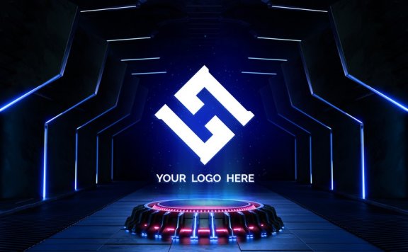 炫酷科技场景科技背景3D科技场景3D科技背景立体科技背景立体科技素材科技元素