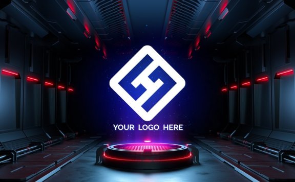 炫酷科技场景科技背景3D科技场景3D科技背景立体科技背景立体科技素材科技元素