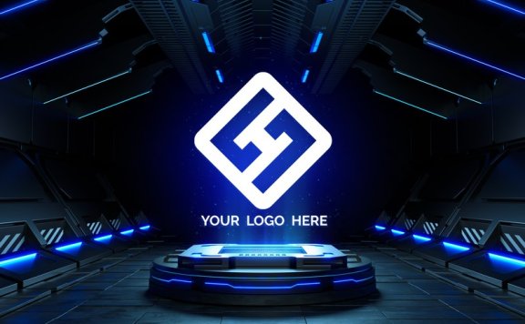 炫酷科技场景科技背景3D科技场景3D科技背景立体科技背景立体科技素材科技元素