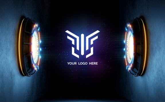 炫酷科技场景科技背景3D科技场景3D科技背景立体科技背景立体科技素材科技元素