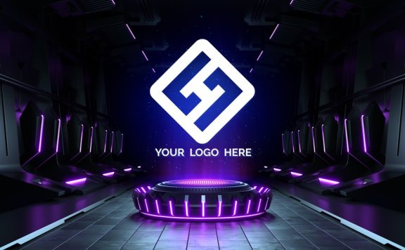 炫酷科技场景科技背景3D科技场景3D科技背景立体科技背景立体科技素材科技元素