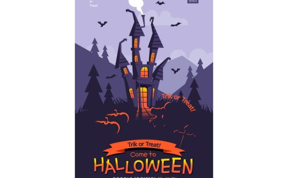 万圣节海报万圣节展板